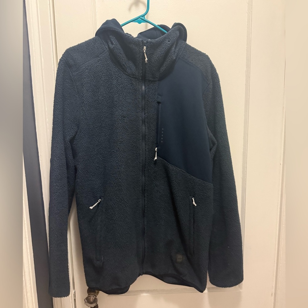 Orage Dark Blue Fleece Jacket